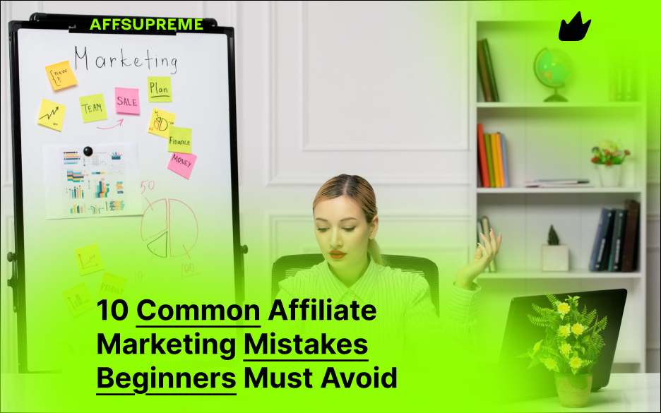 10 Common Affiliate Marketing Mistakes Beginners Must Avoid